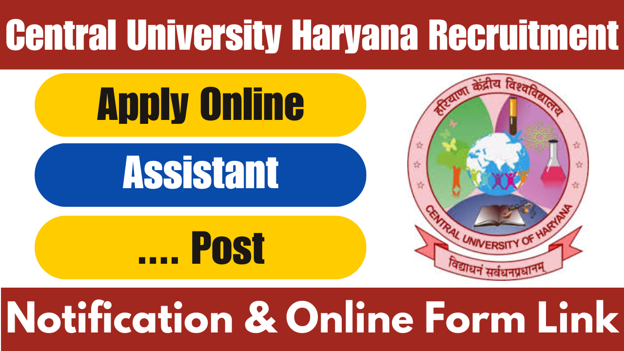 Central University Haryana Recruitment